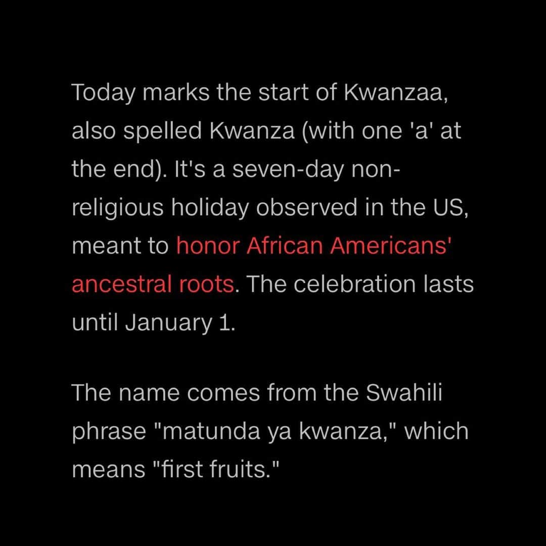 エブロ・ダーデンさんのインスタグラム写真 - (エブロ・ダーデンInstagram)「Happy #Kwanzaa - Habari Gani ?」12月27日 4時20分 - oldmanebro