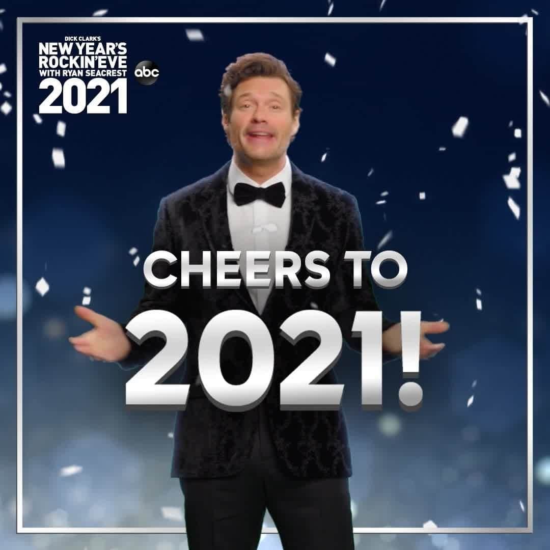 アメリカン・ブロードキャスティング・カンパニーのインスタグラム：「2021, here we come! It's going to be a #RockinEve with host @ryanseacrest so let us know what you're looking forward to!」