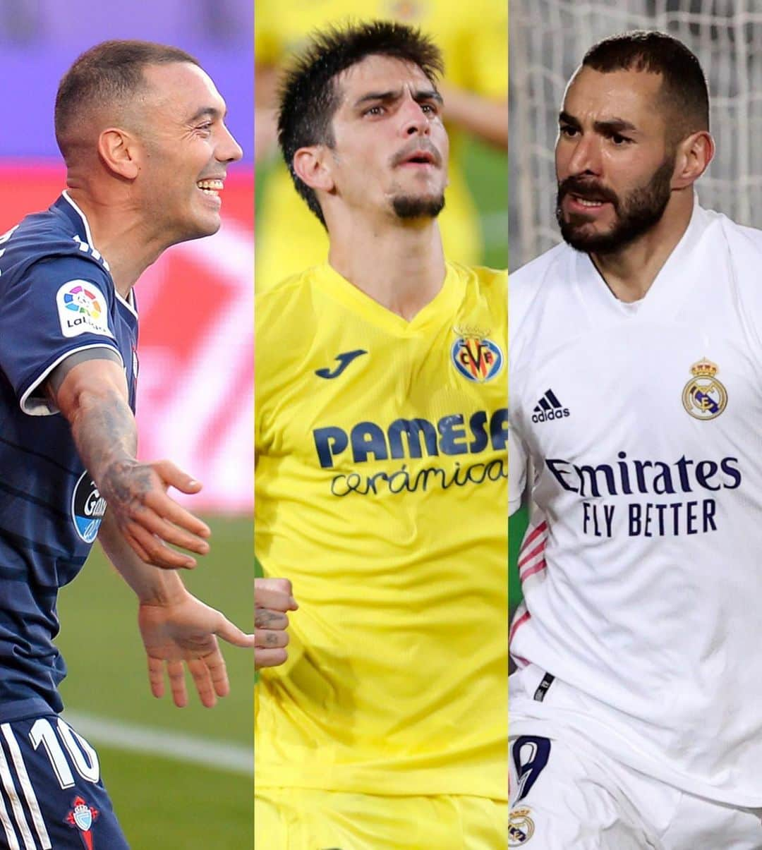 LFPさんのインスタグラム写真 - (LFPInstagram)「⚽ The top scorer of #LaLigaSantander 2020/21 will be _________.  ⚽️ El máximo goleador de #LaLiga Santander será _________.  #Aspas #GerardMoreno #Benzema #Celta #Villarreal #RealMadrid #Football #Goals」12月27日 6時42分 - laliga