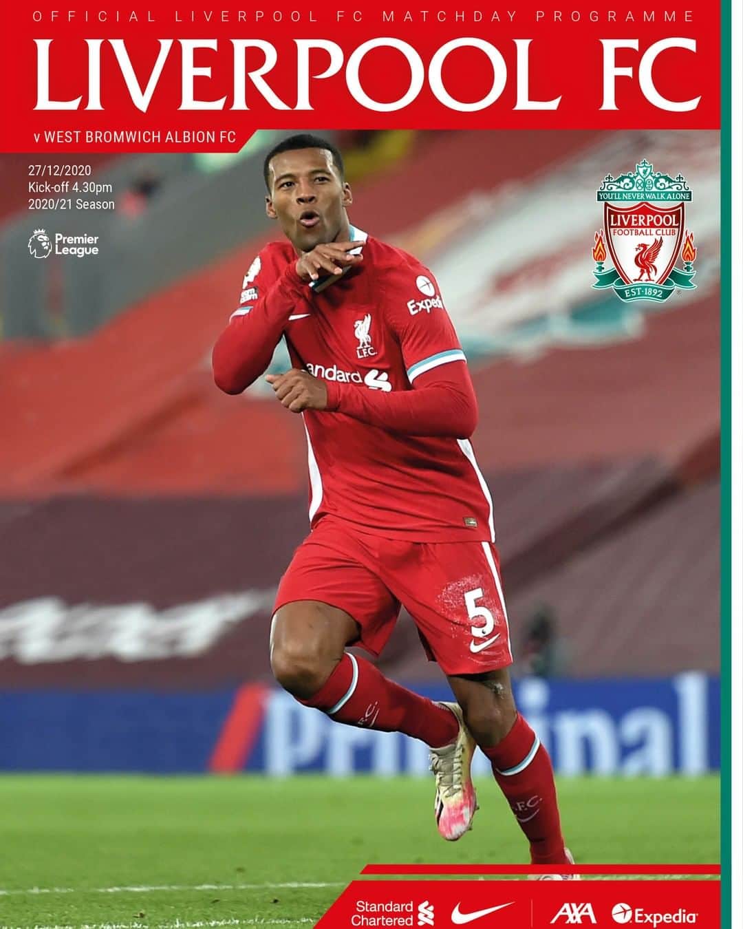 リヴァプールFCさんのインスタグラム写真 - (リヴァプールFCInstagram)「Almost 𝐦𝐚𝐭𝐜𝐡𝐝𝐚𝐲, Reds 💪🔴 Here's a look at our #LIVWBA programme cover 📸 #LFC #LiverpoolFC」12月27日 7時02分 - liverpoolfc