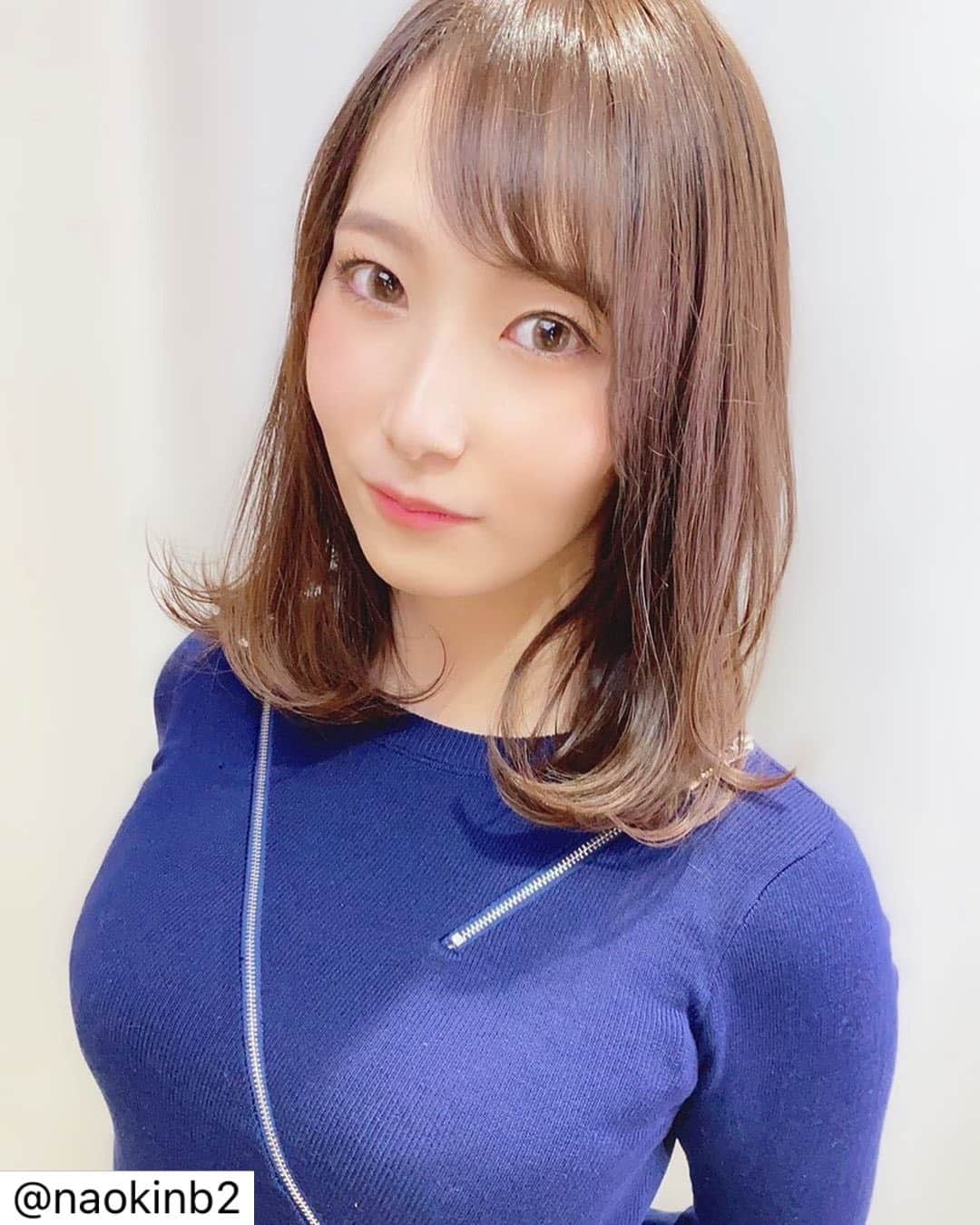 のインスタグラム：「New hair style✂︎ @naokinb2   ✨カット➕イルミナカラー➕髪質改善トリートメント✨ カーキーグレージュカラー💕レイヤーカット✂︎  🐥Twitterもフォローしてね▶︎▶︎▶︎@kamikimahoro  #hairsalon #hairstyle #hair #salon #haircolor #髪質改善トリートメント #イルミナカラー #レイヤーカット #カーキーグレージュ #新宿区 #shinjuku #妹子 #正妹 #av女优 #av女優　#女演员 #japanesegirl #일본인  #섹시한  #twitter #instagram #instapic #followme #カメラマンさんと繋がりたい」