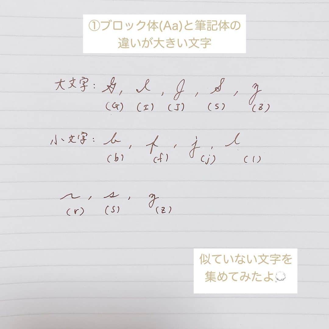 月森世菜さんのインスタグラム写真 月森世菜instagram 筆記体の練習方法と 書き方のコツを ご紹介します 最後のおまけの筆記体は イラスト用にくずして 書いているよ やっぱり筆記体は難しい って子は10 25に紹介した 筆記体風のオシャレな ローマ字の
