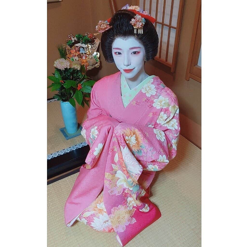 波妃美咲のインスタグラム：「昨日は浅草振袖ガールズのLINELIVE 観て下さりありがとうございました✨🙇‍♀️  来年も宜しくお願い致します💕  #浅草 #furisodegirls  #振袖 #着物 #ピンク着物 #舞妓 #LINELIVE #忘年会配信」