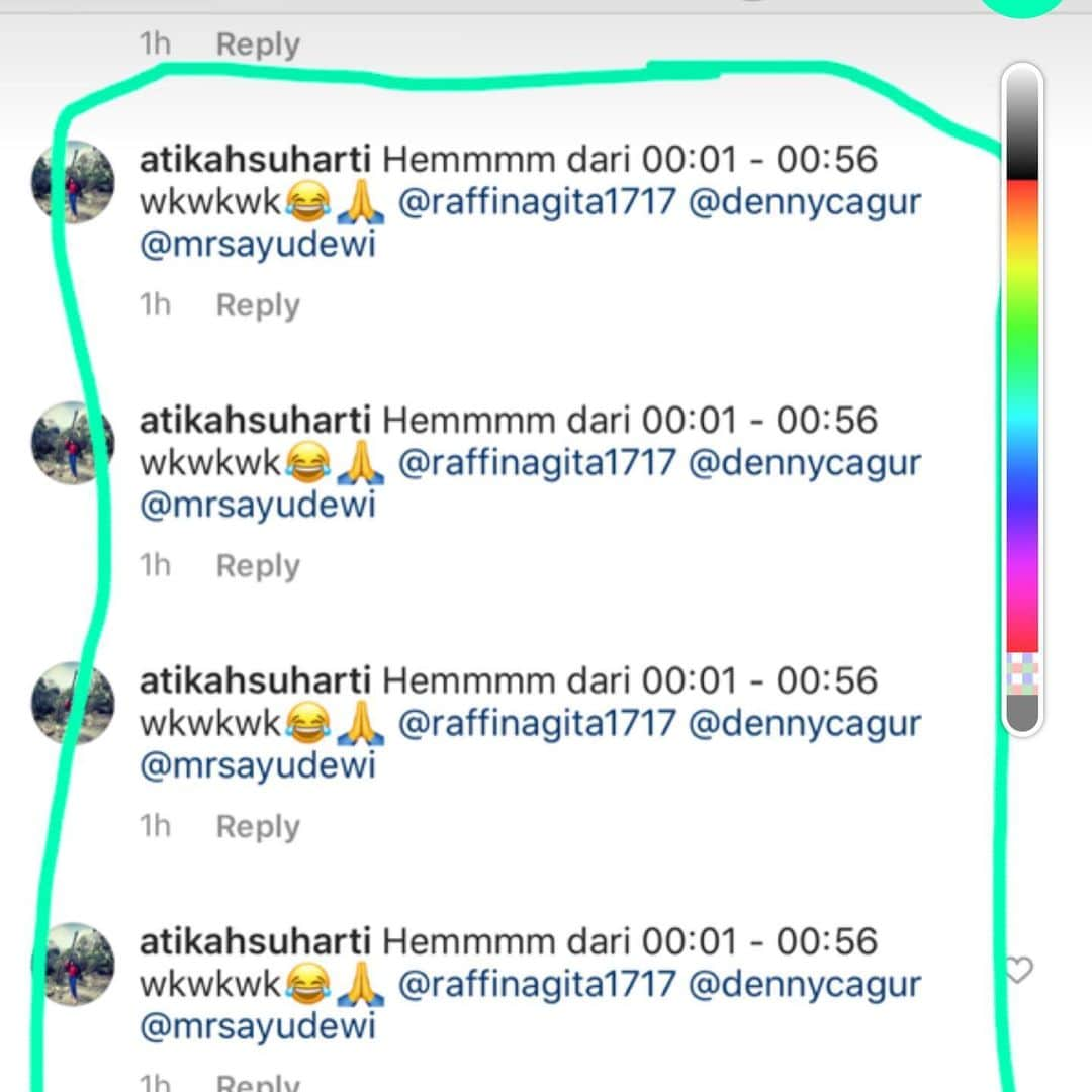 Raffi Ahmadさんのインスタグラム写真 - (Raffi AhmadInstagram)「Slide ke kanan !!! Pengumuman untuk suara Merdu @mrsayudewi di @dahsyat.musik 🤣🙏 5 orang pemenang masing” 5 ratus ribu rupiah !!!! nanti tunggu kuis selanjutnyaaaaa yaaa tunggu di postingan postingan menuju akhir tahun ❤️😍 tuh yg dilingkarin akunnya kalian menang yahh comment yg mantap 🙏😇」12月27日 11時32分 - raffinagita1717