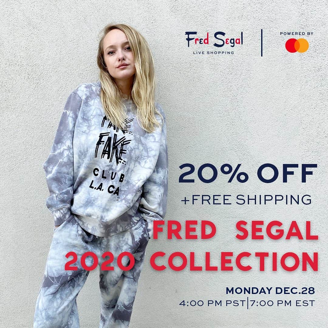 Fred Segalさんのインスタグラム写真 - (Fred SegalInstagram)「This Monday: we’re back with another FS Live and we’re so excited to feature the amazing @keexstribe! ❤️  Set your alarms ⏰  4:00 PST • 20% off the Fred Segal 2020 Collection 4:45 PST • Live shopping with Keexs 👟   Can’t make it live? Click the link in bio to shop now and watch the replay afterwards✨  FS Live Powered by @mastercard will resume on January 11th 🎥  #liveshopping #keexs #keexstribe #sneakergame #shopsneakers #shoppinglive #shoplive #livestreaming #fredsegal」12月27日 13時08分 - fredsegal