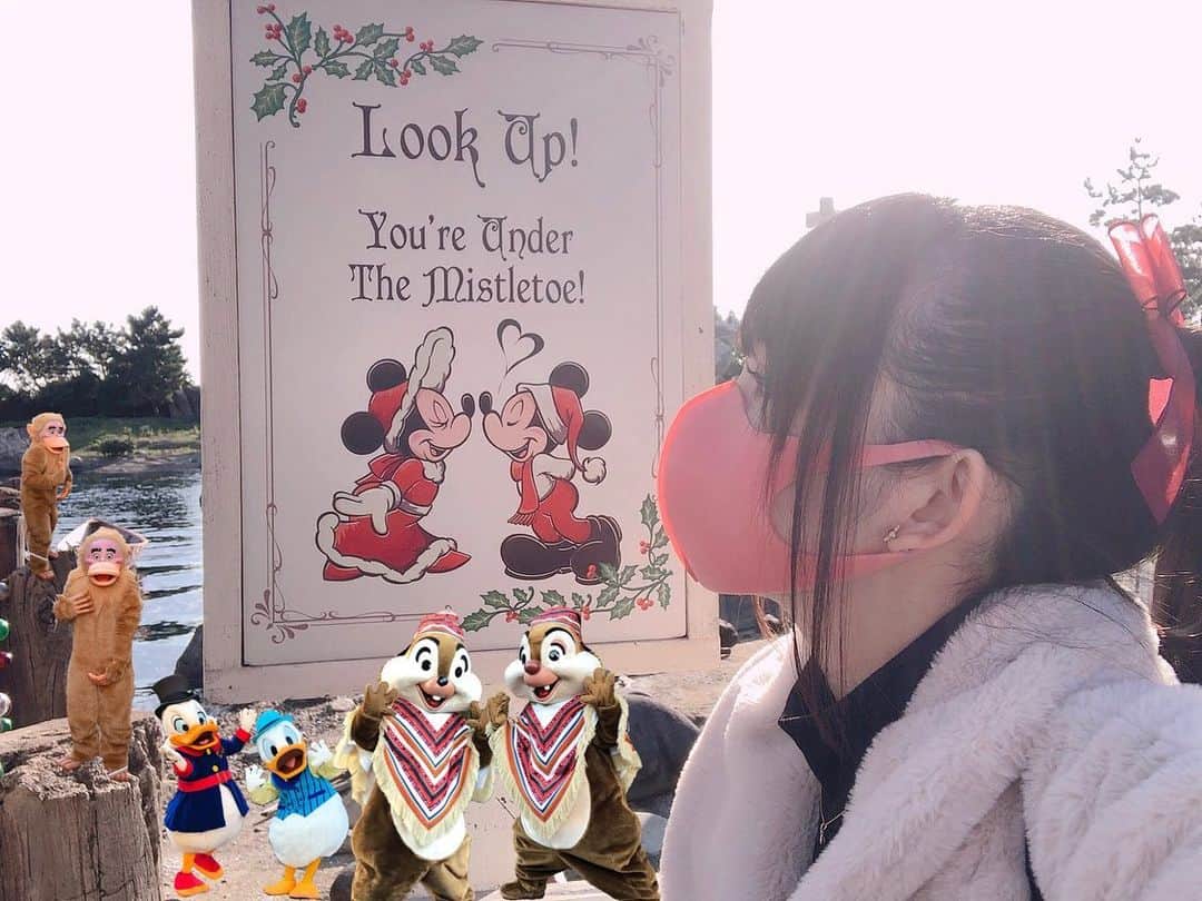 秋田知里さんのインスタグラム写真 - (秋田知里Instagram)「クリスマスディズニー🎄合成編 #クリスマス #ディズニー #Disney #ディズニーシー #disneysea」12月27日 13時21分 - akitachisato_official