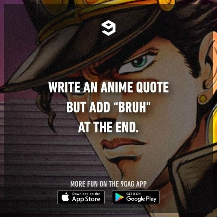 9GAGさんのインスタグラム写真 - (9GAGInstagram)「Oh? You're approaching me, bruh?⠀ #9gag #anime #jojo」12月27日 16時00分 - 9gag