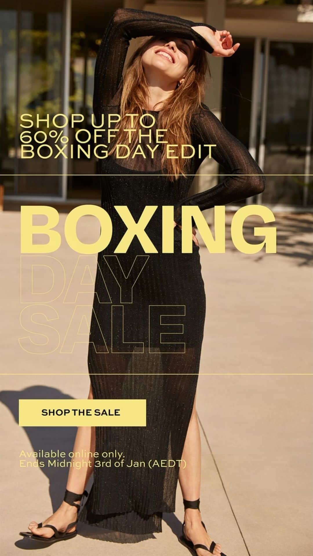 ベック&ブリッジのインスタグラム：「BOXING DAY SALE ON NOW! Shop up to 60% off our Boxing Day Edit (link in bio). Prices as marked. Online only. Ends midnight 3rd Jan (AEDT) #becandbridge #sale」