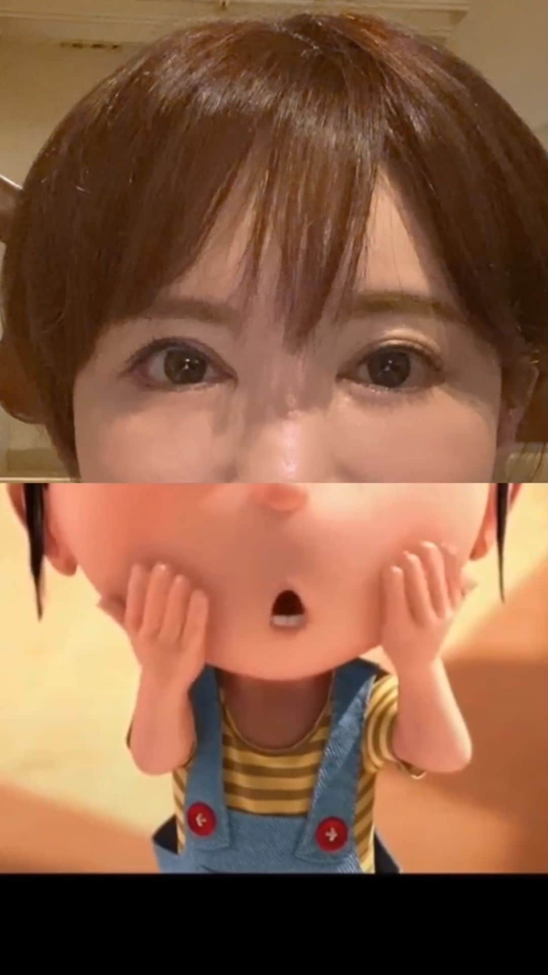 里美ゆりあのインスタグラム：「#デュエット #ミニオン #里美ゆりあ」