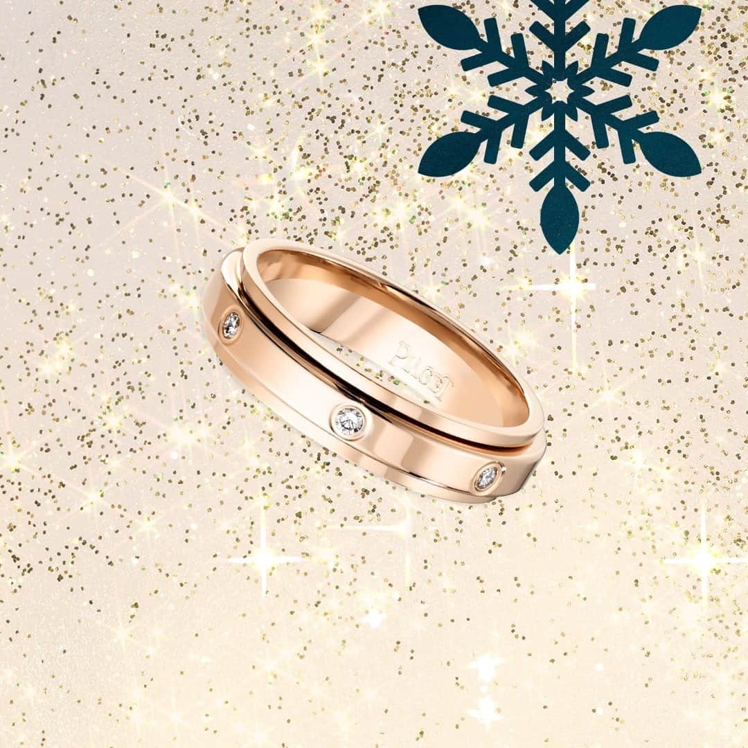 ピアジェさんのインスタグラム写真 - (ピアジェInstagram)「7 diamonds for 𝒈𝒐𝒐𝒅 luck spin around this #PiagetPossession wedding ring. A rose gold creation of not one but 𝒕𝒘𝒐 bands, the perfect symbol for a special 𝒒𝒖𝒆𝒔𝒕𝒊𝒐𝒏. - #Piaget #DiamondRing #EngagementRing #WeddingRing #GoldRing #PiagetHoliday #ExtraordinaryHoliday」12月27日 19時00分 - piaget