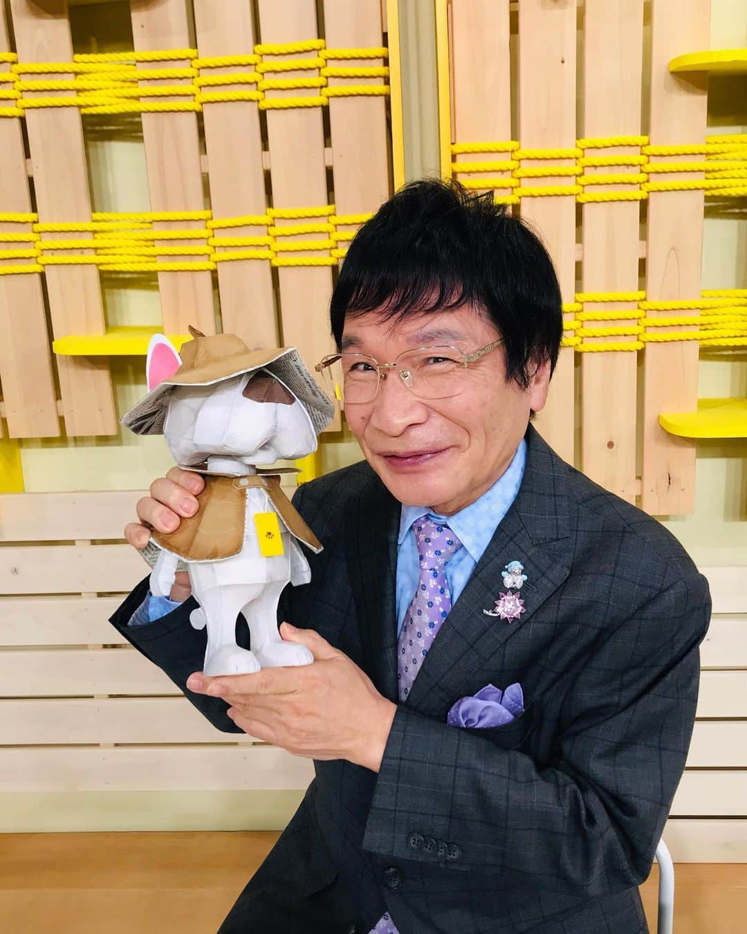 尾木直樹さんのインスタグラム写真 - (尾木直樹Instagram)「今年最後のバンキシャ！マスコット君と一緒に - #バンキシャ！#今年最後の#かなりはっきり発言しましたよ#尾木ママ#ヒャダインさん#夏目三久さん #福澤朗さん #ありがとうございました😊」12月27日 19時34分 - oginaoki_ogimama