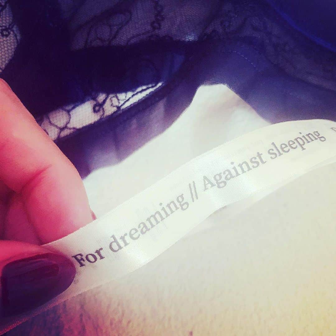 LiLyさんのインスタグラム写真 - (LiLyInstagram)「眠ることに逆らい、夢をみる。 𝙵𝚘𝚛 𝙳𝚛𝚎𝚊𝚖𝚒𝚐 /  𝙰𝚐𝚊𝚒𝚗𝚜𝚝 𝚂𝚕𝚎𝚎𝚙𝚒𝚗𝚐 ブックマーク🔖付きの下着。 ブラホックのところにも メッセージ🖋 ▷  𝚁𝚎𝚖𝚎𝚖𝚋𝚎𝚛 𝚝𝚘 𝙼𝚊𝚔𝚎 𝚒𝚝 𝙷𝚊𝚙𝚙𝚎𝚗.   目を開けて夢を見て、 必ず実現すること🔖  私のための下着?!と 思ってしまった💫 #tokyodream に 書いた言葉だから。  もちろん、 こちらは セクシーな意味で... と思うけれど♡♡  #眠らない 🌙♡  実用的ではない/ 眠るのには敵さぬ #ランジェリー　▷  ほんとうの意味での #ラグジュアリー 💍✨  15ポスト前の ランジェリーを 買いに行った @gabriellepeco  にて、こちらも 買わずには 帰れなかった💭  美しい夢を ありがとう ございます @peco0216 sama🌹  ロマンチストのための #ナイトブラ　と思う🌙」12月27日 19時46分 - lilylilylilycom