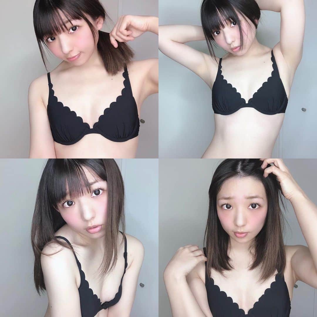 のインスタグラム：「大人っぽくなりたくて今年買った水着👙💓  この時期に水着みると寒くなっちゃうね💭🙏 でも見てくれてありがとうです♥️😆  にこ(*^^*)  #gravureidol #model #bikini #bikinimodel #bikinigirl #ポートレート#portrait #japanesegirl #아이돌 #여성돌 #丸顔 #グラビア #グラビアアイドル #グラドル #アイドル #cute #sexy #被写体 #model #モデル #girl #여성돌 #아이돌 #まるがお #hair #インスタグラビア #instagravure」