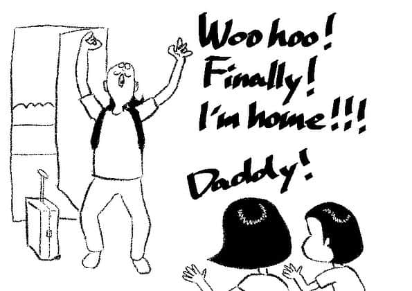 ケイタイモさんのインスタグラム写真 - (ケイタイモInstagram)「2020/12/27 Sidekick  daddy #sidekickdaddy #comic #comics #instacomic #instacomics #familycomic #familycomics #webcomic #webcomics #parenting #family5 #japan」12月27日 20時17分 - k_e_i_t_a_i_m_o