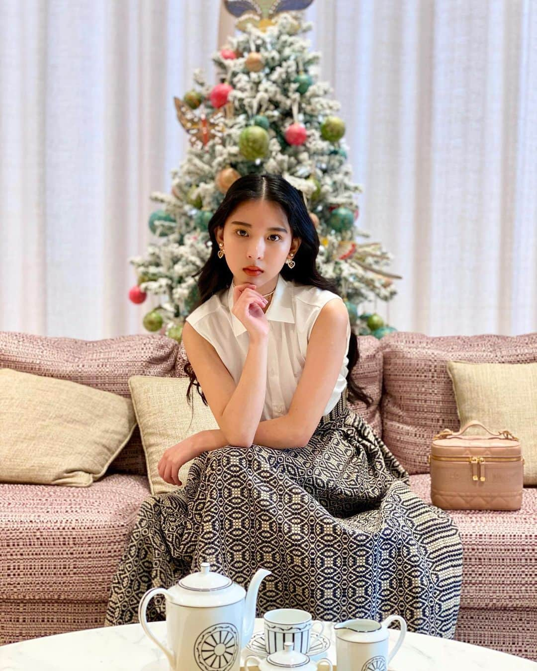 ミチさんのインスタグラム写真 - (ミチInstagram)「クリスマス終わっちゃったね🎄❤️ ちょっと寂しい @dior  #dior」12月27日 21時02分 - mi0306chi