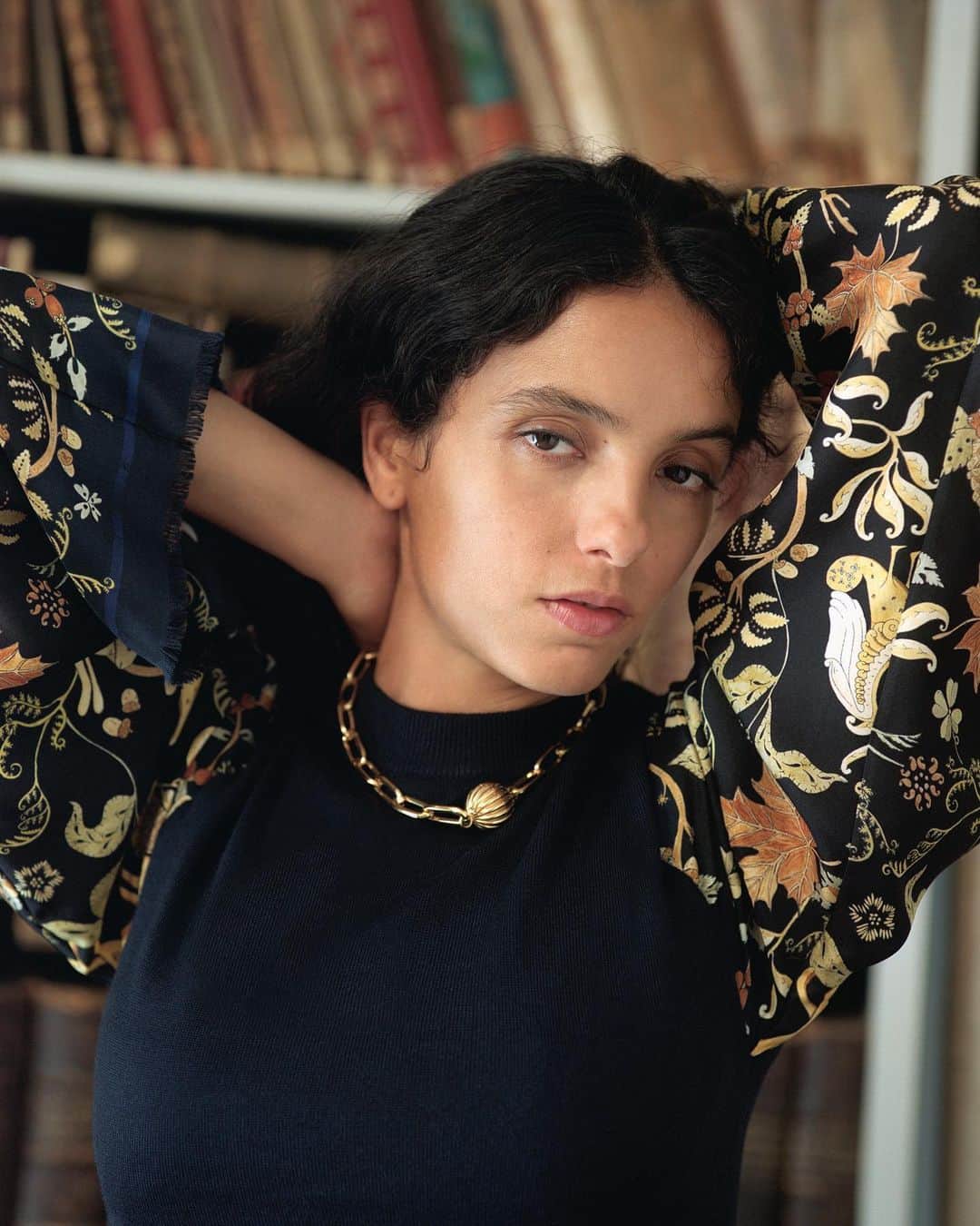 ランバンのインスタグラム：「@hafsiaherzi shot for @mastermind.magazine  Fall/winter 2020 issue Photography @hillandaubrey」