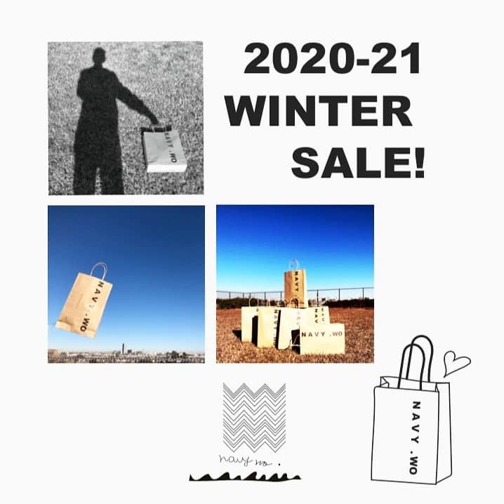 ネイビー ウォさんのインスタグラム写真 - (ネイビー ウォInstagram)「【20-21⛄️WINTER SALE‼️】﻿ Net-shopでは冬のクリアランスセールが始まりました。﻿ 今シーズンのニットやアウター、ワンピースなとなど大変お得にお求めいただけます。﻿ 1月8日まで期間限定スペシャルプライスアイテムも多数ございますので、サイズやカラーが揃っているうちにどうぞお楽しみくださいませ❄️﻿ （一度、完売表示になりましたアイテムも後日在庫が追加される場合がございます。）﻿ ﻿ ﻿ ﻿ ＜NET-SHOP休業日＞12/28(月)〜1/4(月)﻿ ﻿ ・12/25(金)〜1/3(日)の期間中のご注文については日時指定を承れませんのでご了承くださいませ。（日時指定はご注文日の５日後から承ります。）﻿ ・12/26以降のご注文については商品の在庫状況により、1/5以降の出荷になる場合がございます。（年内のご配送受付は終了しております）﻿ ・12/28(月)〜1/4(月)のご注文は1/5(火)より順次発送﻿ ﻿ ・到年末年始は配送件数の増加によりご配送に遅れが発生する可能性がございます。﻿ ・休業期間中のお問い合わせは1/5(火)以降、順次対応をさせていただきます。﻿ ﻿ 🎁2021年3月31日までに公式アプリをダウンロードでNet-shopで使える500円OFFクーポンコードや自由が丘店or小倉店で使用できる1000円OFFクーポンをプレゼント🎁﻿ ﻿ ⚠️App Storeで検索していただきますと旧アプリの2種類表示されますので『navy.wo（ネイビー・ウォ）』とタイトルが表記されているものをダウンロードお願いいたします。﻿ ﻿ ⚠️店頭で使用出来るクーポンは店舗スタッフが確認いたしますので必ず店頭で『クーポンを使用する』をタップするようにお願いいたします。一度『クーポンを使用する』をタップしてしまいますと、使用済みになり1000円OFFが適用されなくなりますのでご注意ください。﻿ ﻿ #jiyugaoka#navywo#madeinjapan#tokyobrand#navywo#fw20#christmasgift#wintersaleネイビーウォ#自由が丘店#冬のセール#公式アプリ」12月27日 21時18分 - navywo