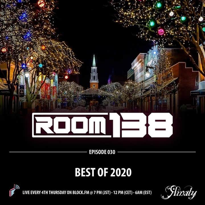 Block.fmのインスタグラム：「ラジオ｜BPM 138を中心とした厳選されたTRANCE MUSICをお届けするDJ MIX SHOW「Rinaly Presents Room 138 Radio 」⚡️ ⁠ 最新エピソードのEPISODE 030はBEST OF 2020をオンエア✨⁠ #Room138 #trancemusic⁠ link in bio⁠」