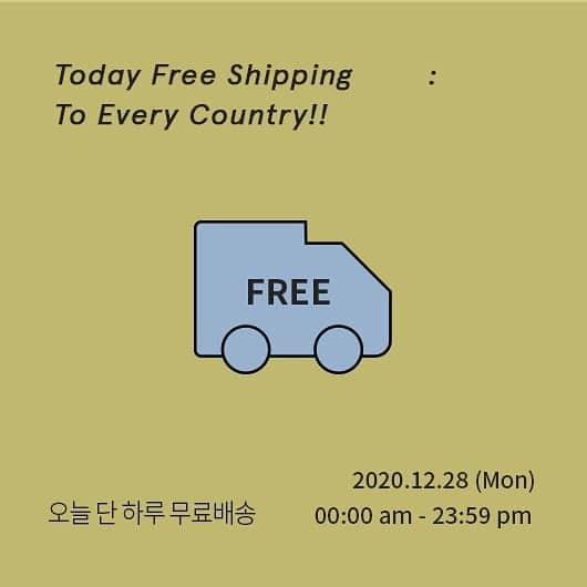 3CE Official Instagramさんのインスタグラム写真 - (3CE Official InstagramInstagram)「#FreeShippingEvent🚚 12월 28일 월요일, 오늘 단 하루 어떤 제품을 구매해도 배송비가 0원💞 - TODAY FREE SHIPPING TO EVERY COUNTRY! 2020. 12. 28. (Mon)(*Korea Standard Time) ※ Any possible customs duties are up to customers - www.stylenanda.com en.stylenanda.com jp.stylenanda.com cn.stylenanda.com tw.stylenanda.com #3ce #stylenanda #worldwidefreeshipping #freeshipping」12月28日 0時00分 - 3ce_official