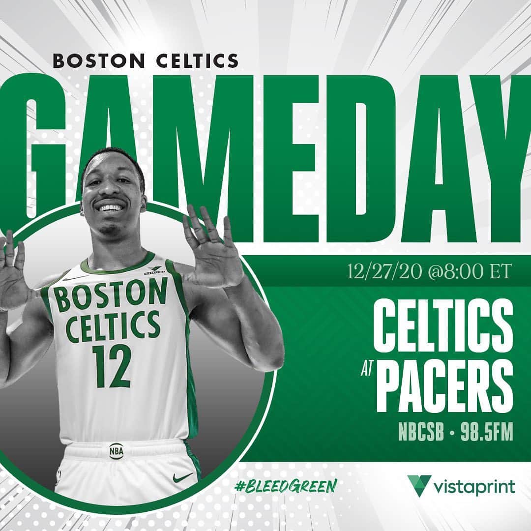 ボストン・セルティックスさんのインスタグラム写真 - (ボストン・セルティックスInstagram)「TONIGHT ☘️ Celtics at @pacers at 8:00 p.m. on @nbcsboston and @985thesportshub #BleedGreen #BOSvsIND #LetsGoCeltics」12月28日 0時00分 - celtics