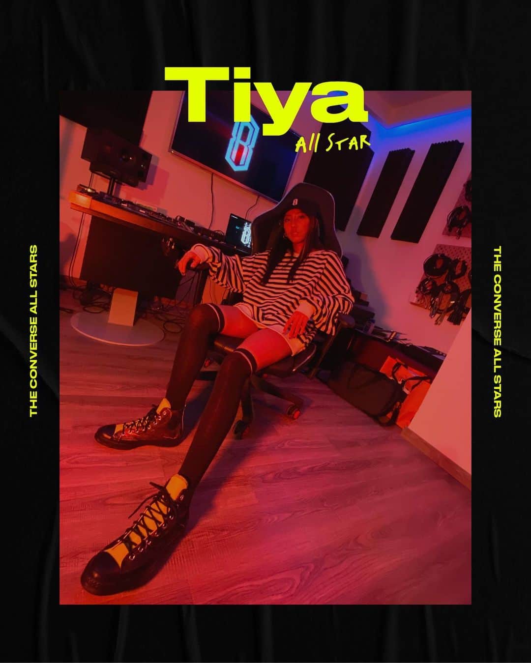converseのインスタグラム：「It’s time to turn it up loud and listen to All Star Tiya Manson, @tiyamanson, a singer out of Shanghai, part of the @yetiout family & @red8records crew. As a member of the Converse All Stars team, her drive and passion to succeed as a woman, as a singer and as a creative figure in China is unparalleled. Tiya has relentlessly pushed forward to build a following and a community as she seeks to inspire young girls who want to follow her path.⁣ ⁣ Put on your headphones, tap into our stories and get to know Tiya as she strives to progress and forge forward. #converseallstars⁣ ⁣ Audio and video production by @auxxcreative.⁣」