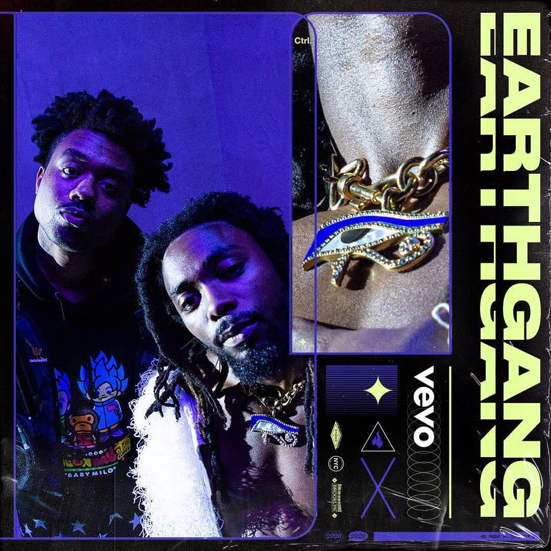 Vevoさんのインスタグラム写真 - (VevoInstagram)「There's no one quite like @earthgang and they proved that with their #Ctrl performances of "Trippin" and "Blue Moon." Check out the Atlanta duo now and get transported to their world 🖤  ⠀⠀⠀⠀⠀⠀⠀⠀⠀ ▶️[Link in bio] #EARTHGANG #Trippin #BlueMoon」12月28日 2時02分 - vevo