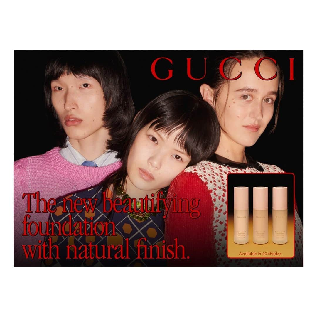 グッチさんのインスタグラム写真 - (グッチInstagram)「‘The new beautifying foundation with natural finish.’ Chosen for her free-spirited attitude, @lilygavin appears in a new @guccibeauty campaign designed to convey the joy of embracing the beauty of the self. Highlighting the confidence that comes with feeling you, the campaign reveals the new beautifying natural finish of the Fluide De Beauté Fini Naturel and Sérum De Beauté Fluide Soyeux. Discover more through link in bio. #AlessandroMichele @alessandro_michele #GucciBeauty」12月28日 6時01分 - gucci