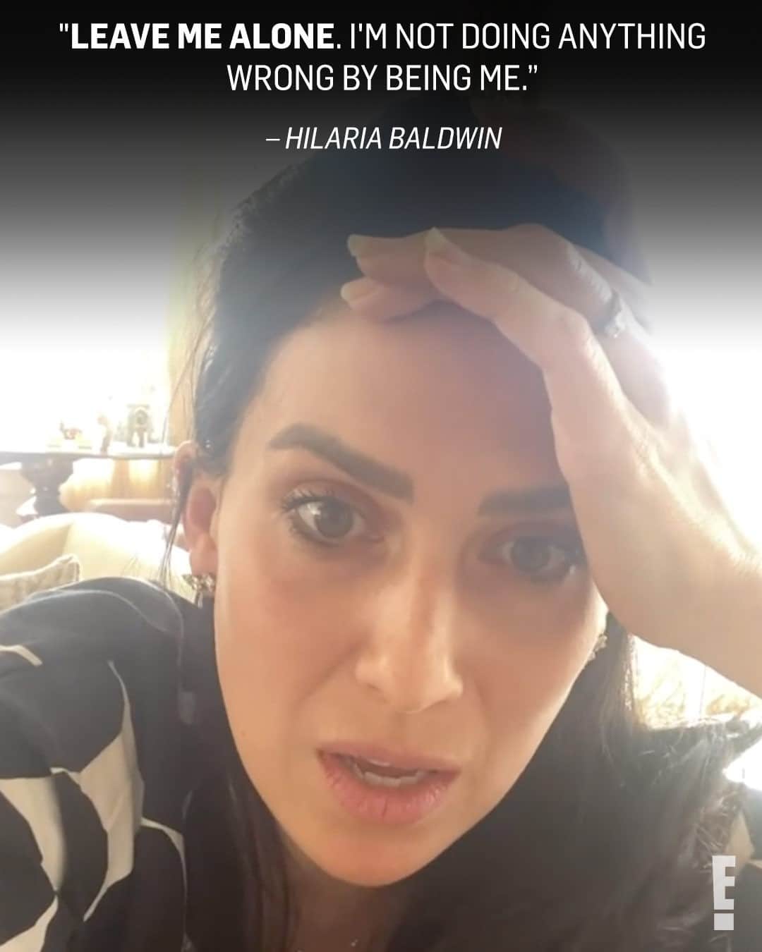 E! Onlineさんのインスタグラム写真 - (E! OnlineInstagram)「Hilaria Baldwin shared a passionate response after someone on Twitter accused her of faking her Spanish accent. The video, and why she says she "won't apologize" for her unique upbringing, is in our bio. (📷: Instagram)」12月28日 8時15分 - enews