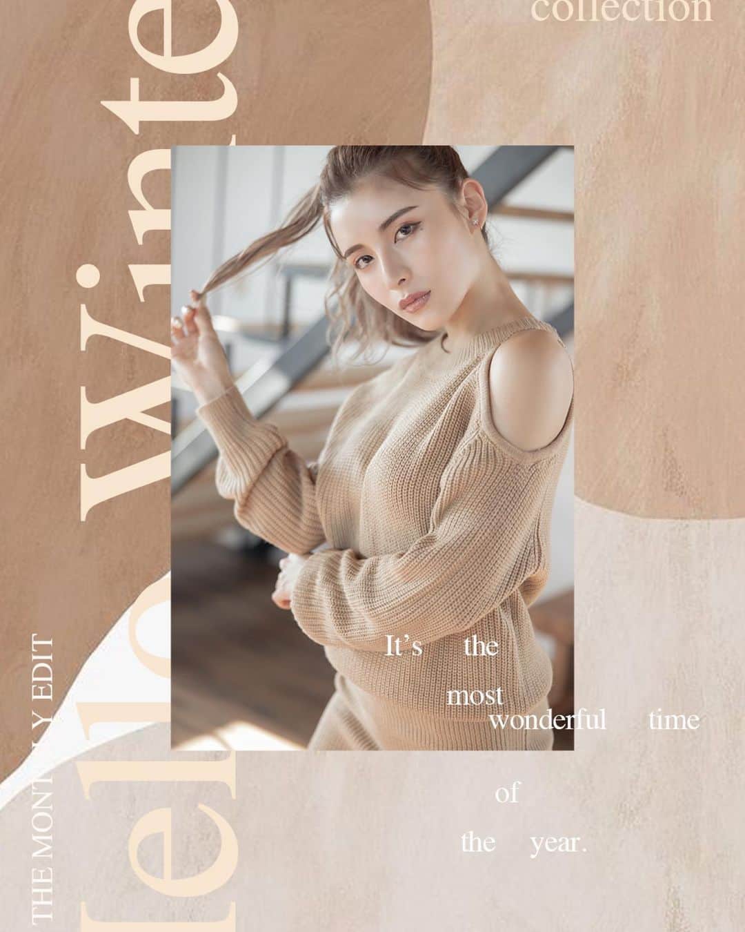 デュラスアンビエントのインスタグラム：「“HELLO, WINTER” December 20 LOOK BOOK starring mirin @cjd_mirin  オンラインにて公開中  _____________________________________ www.ambient-online.com @ambientofficial @ambient_ariake @ambient_yurakucho @ambient.opa #アンビエント#ambient_official  #coordinate #styling #20AW #fw20 #chic」