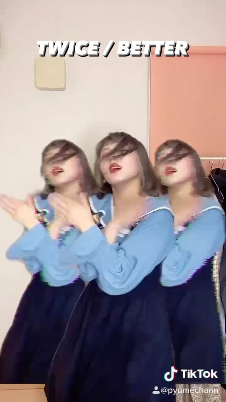 Yumeのインスタグラム：「TWICE / BETTER❤️ この曲むっちゃ好き🥲✨✨  #twice#coverdance#dancepractice #ナヨン#モモ#ミナ#サナ#ジヒョ#チェヨン#ダヒョン#ジョンヨン#ツウィ#twicebetter#twicefancam#ミナペン#ナヨンペン#ダヒョンペン#モモペン#サナペン#ジヒョペン#ツウィペン#ダンス衣装#ジャケットスタイル#チェックスカート#マーチン#twiceicantstopme#踊ってみた動画 #チュートリアル#ショート丈トップス#ダンス最高」