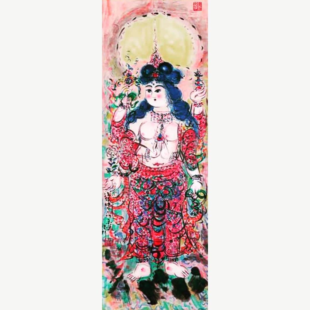 信國太志のインスタグラム：「今日は巳の日。弁財天の日。 I practice Saraswati.」