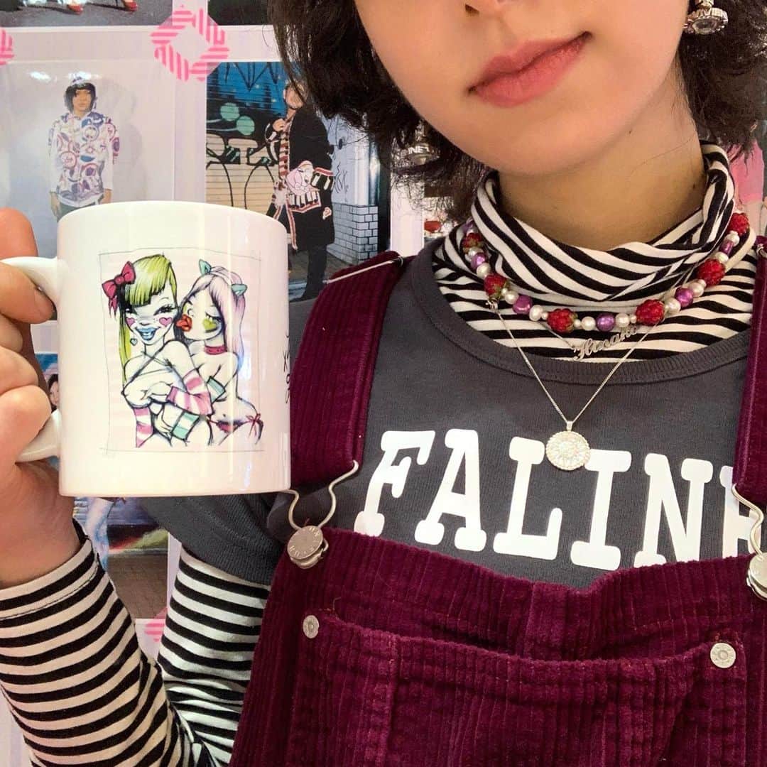 falinetokyoさんのインスタグラム写真 - (falinetokyoInstagram)「@therealfafi x FALINE mug cups ☕️ perfect for tea or hot cocoa ⛄️🍫 available in stores & online ♥️ #faline #falinetokyo #harajuku #fafi」12月28日 17時21分 - falinetokyo