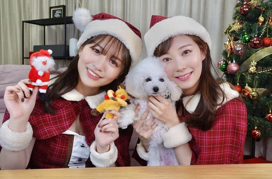 菅本裕子さんのインスタグラム写真 - (菅本裕子Instagram)「みんな今年は素敵なクリスマスは過ごせたでしょうか..😉🎄﻿ ﻿ ゆうこすは、クリスマスにみるきーさんとのコラボ動画をupしました❤︎！﻿ ﻿ 実は、たまたまお家がご近所さんで！！﻿ 元HKTと元NMBの、チーム元アイドル組で、クリスマス女子会しながら恋愛トークしてる動画です😂﻿ ﻿ 撮影！というか、素で楽しかったな・・😂w﻿ ﻿ みるきーさんのチャンネルにも動画上がってるのでぜひ見てね〜💓🙌﻿ ﻿ #ゆうこすモテちゃんねる #みるきー」12月28日 17時54分 - yukos0520