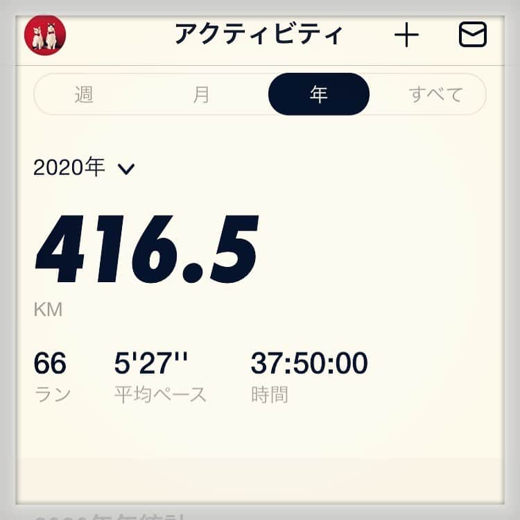 Akira Yamaguchiさんのインスタグラム写真 - (Akira YamaguchiInstagram)「来年は500kmを目指したいです。  #これが私の2020年ラン」12月28日 17時58分 - pancho0002