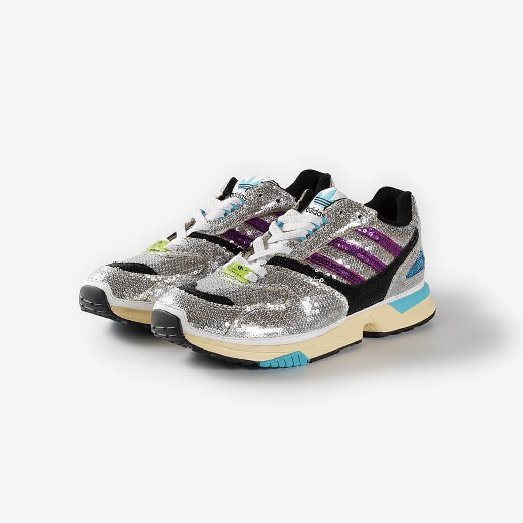 KICKS LAB. [ Tokyo/Japan ]のインスタグラム：「adidas l "ZX 4000 W" Crystal White/Shock Purple/Core Black l Available in Store and Online Store. #KICKSLAB #キックスラボ」