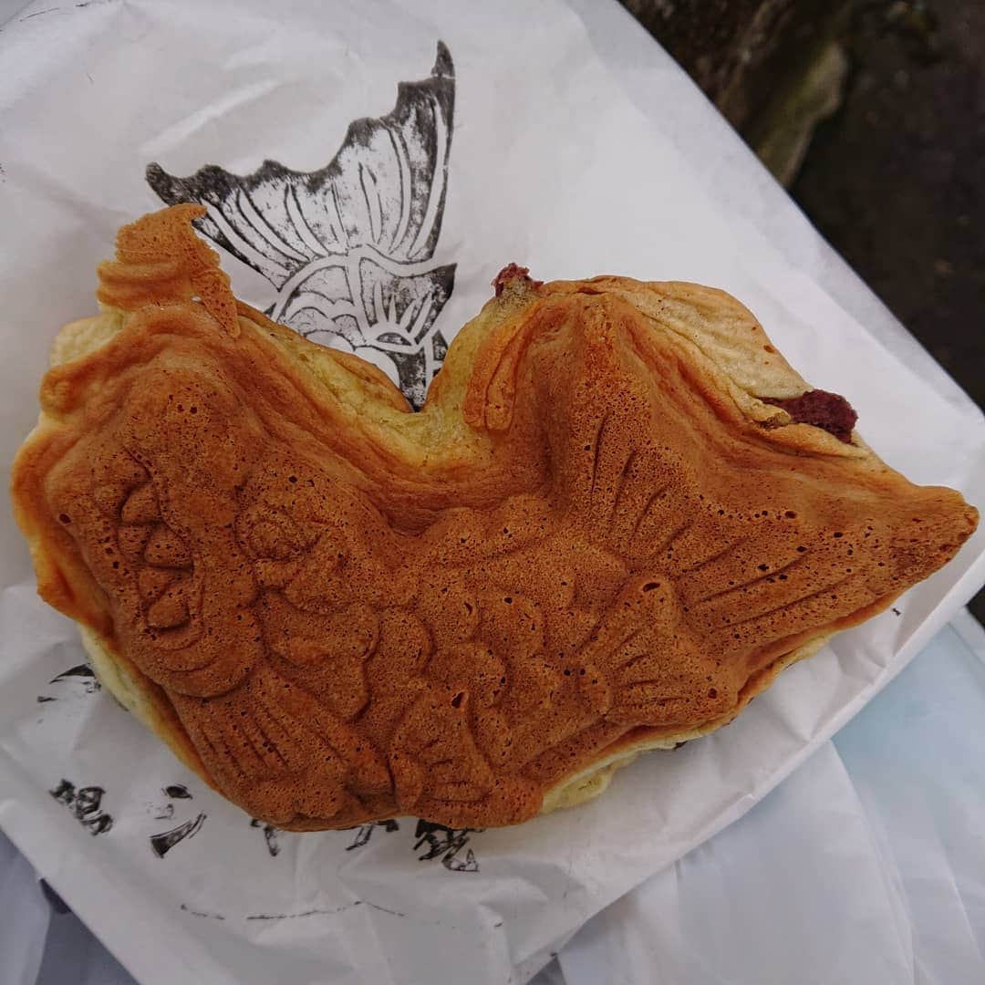 大林素子さんのインスタグラム写真 - (大林素子Instagram)「鶴ヶ城では たい焼きでなく こちらよ！」12月28日 20時07分 - m.oobayashi
