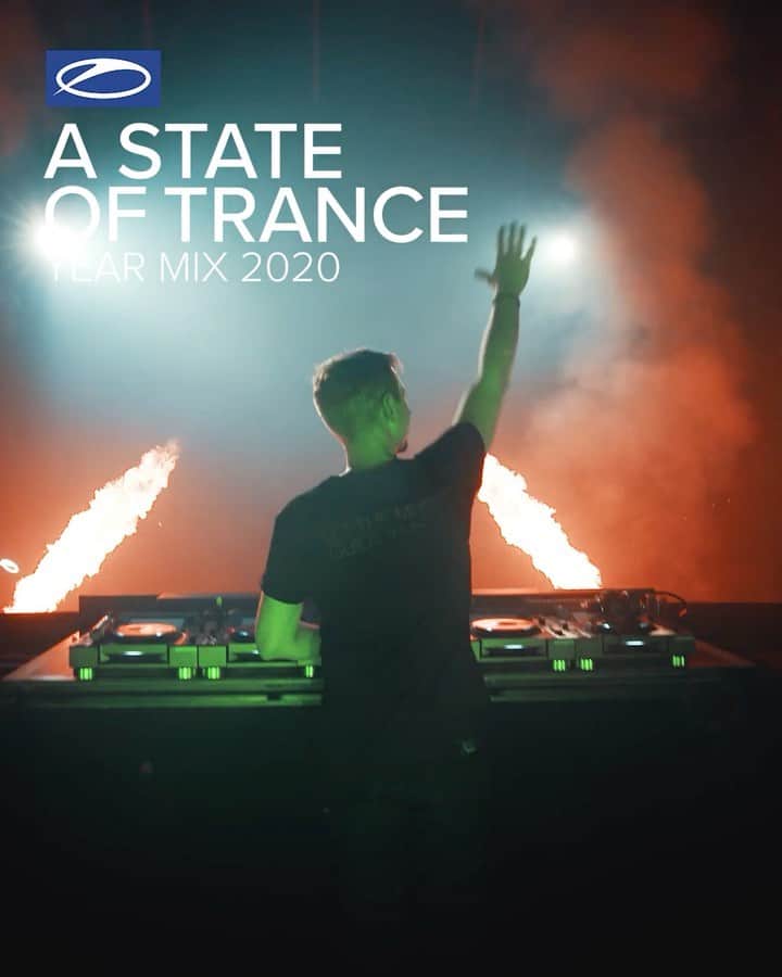 Armin Van Buurenのインスタグラム：「Hoping I can take the stage again next year! Did you know you can find these tracks on my 'A State Of Trance Year Mix 2020' as well? Check it out via the link in bio!」