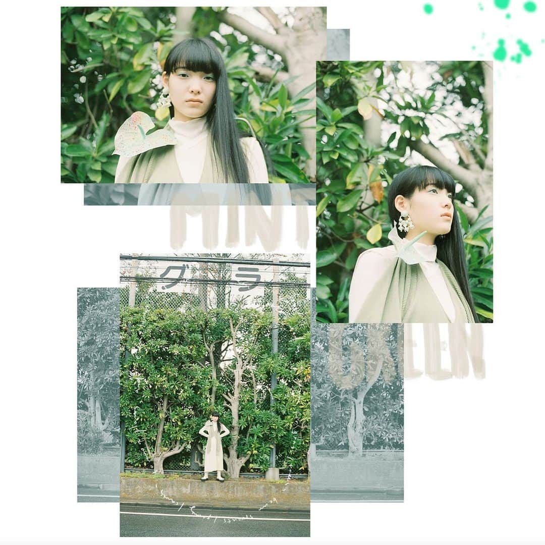 今城純さんのインスタグラム写真 - (今城純Instagram)「web magazine ﻿ 『IRO to ENSOKU 』﻿ IRO to FASHION vol.2﻿ を更新しました！﻿ 今回のテーマカラーは“mintgreen “です。﻿ ﻿ 是非ご覧下さい！﻿ トップページのプロフィールにURLを掲載してます。﻿ ﻿ ST: naomi banba ﻿ H&M: eriko yamaguchi ﻿ MO: nanaho ezaki ﻿ Flower :Yoko Uda﻿ Special thanks: Kento Ushiro (Nash)﻿  ﻿ AD: eri hirasaki ﻿ ﻿ #junimajo#junimajo_sweets#今城純#irotoensoku#blueblue#forward#weakpointは少食です#junimajoonlinestore#junimajomovie#slowscent﻿ #filmphoto」12月28日 20時37分 - junimajo