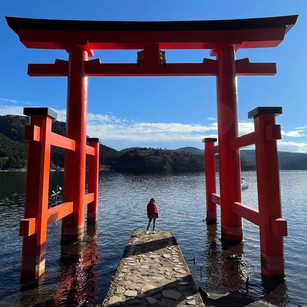 熊田来夢のインスタグラム：「It was a beautiful place ! “Hakone”」