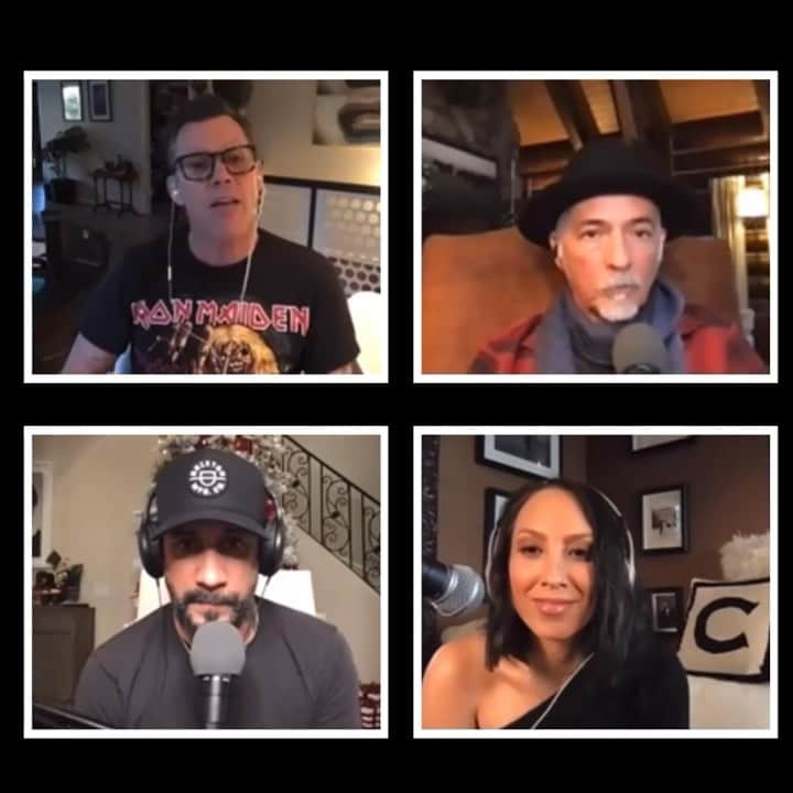 A.J.のインスタグラム：「Best Christmas gift EVER! I grew up watching Jackass and have been a huge fan of Steve-O and his insane stunts since I can remember. After months of talking about getting him on the Pretty Messed Up podcast, I am so excited to have had him on this week’s episode! Listen and subscribe by following the link in my stories.」