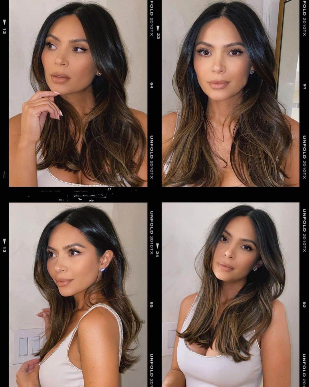 Marianna Hewittのインスタグラム：「miss getting glam 🖤✨」
