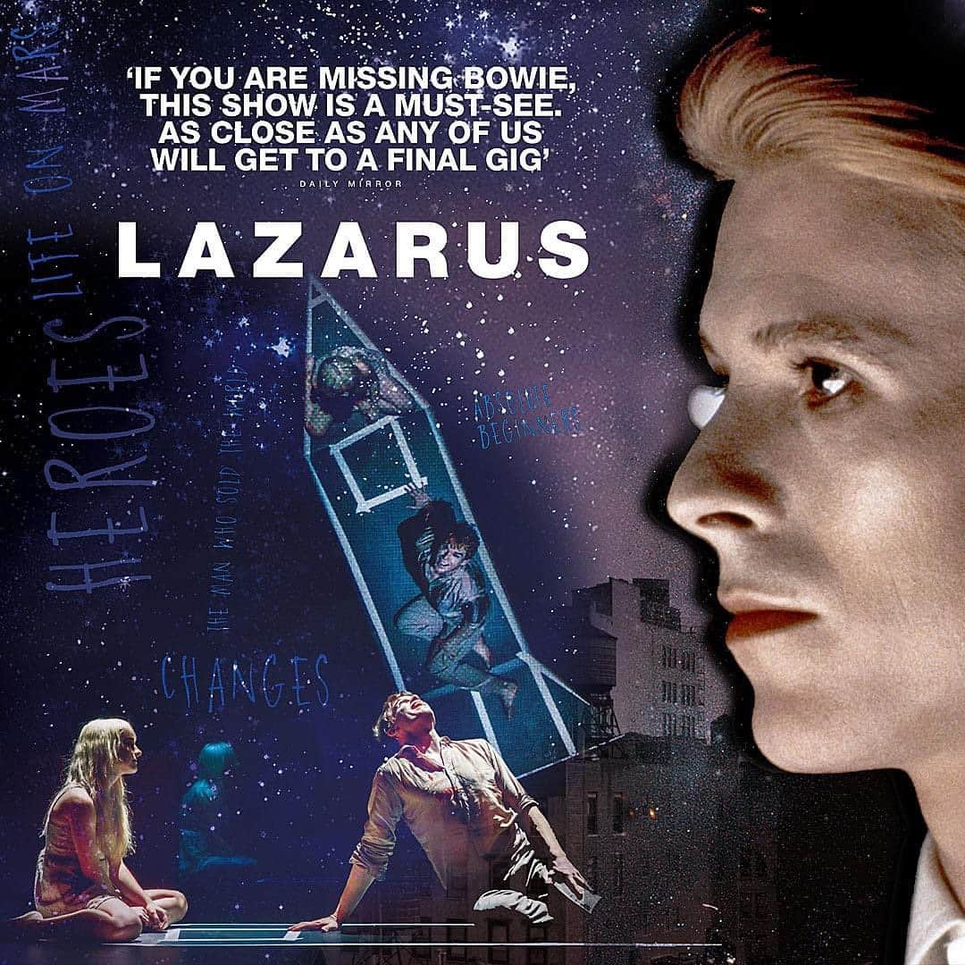 デヴィッド・ボウイさんのインスタグラム写真 - (デヴィッド・ボウイInstagram)「DAVID’S SON DUNCAN TALKS LAZARUS  “We played our songs and felt the London sky...”  David’s son, film director Duncan Jones, posted this moving message on Twitter earlier today…  + - + - + - + - + - + - + - + - + - + - + - + - +  https://twitter.com/ManMadeMoon  “Lazarus was one of the last things dad created before he died. I know he was incredibly excited about it: working with new people in a new medium. His favorite place to be. As tired as he was, he was clearly loving it! The original London production will be streaming in Jan.”  + - + - + - + - + - + - + - + - + - + - + - + - +  Everything you need to know about that stream is here: https://smarturl.it/LazarusStreamFAQs (Temp link in bio)  LAZARUS  BY David Bowie and Enda Walsh DIRECTED BY Ivo van Hove INSPIRED BY THE NOVEL The Man Who Fell To Earth by Walter Tevis  #LazarusMusical  #LazarusStreaming  #BowieLazarus  #LazarusLondon  #TMWFTE  #TJNewton  #LazarusSoundtrack」12月29日 7時29分 - davidbowie