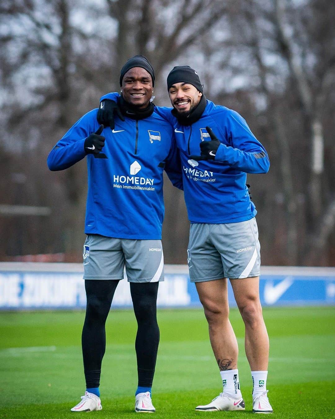 ヘルタ・ベルリンのインスタグラム：「Erstes Training nach der kleinen Weihnachtspause: ✔️ . . #BSCS04 #HaHoHe #herthabsc」