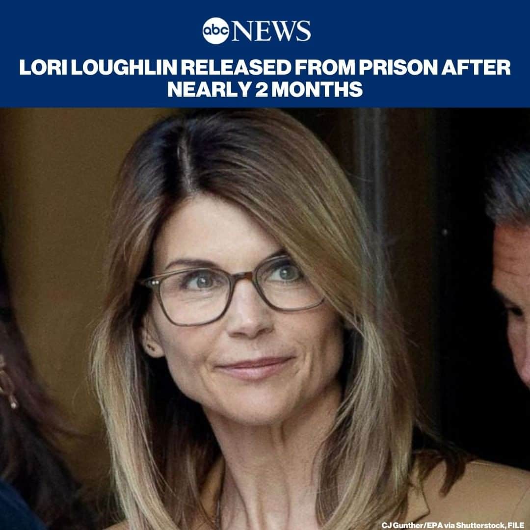 ABC Newsさんのインスタグラム写真 - (ABC NewsInstagram)「Lori Loughlin has been released from prison after serving nearly two months for her role in the so-called "Varsity Blues" college admissions scandal. READ MORE AT LINK IN BIO.」12月29日 0時26分 - abcnews