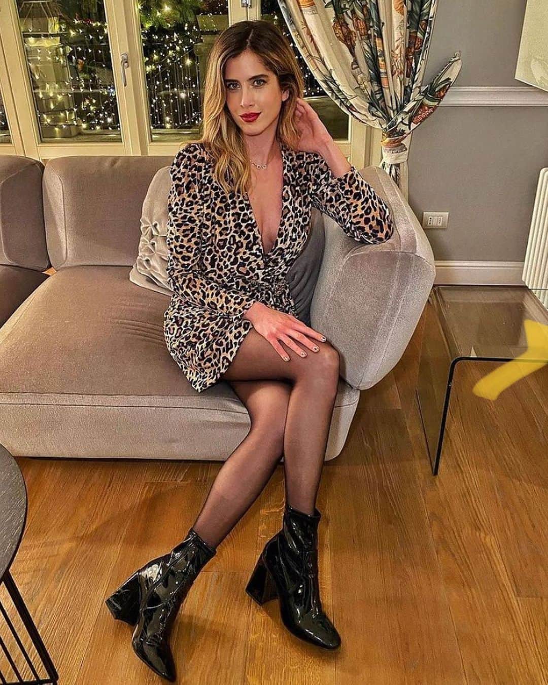 Chiara Ferragni Collectionのインスタグラム：「Stunning @fraferragni wearing our Leopard Dress, tap the link in bio to shop 💘💘💘 #ChiaraFerragni」