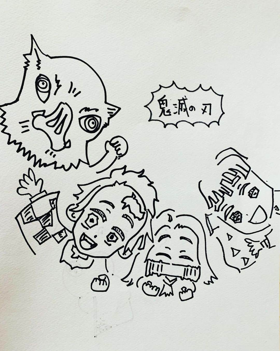 アモーレ橋本さんのインスタグラム写真 - (アモーレ橋本Instagram)「#鬼滅の刃  #イラスト #漫画 #アニメ」12月29日 0時33分 - bravo_hashimoto