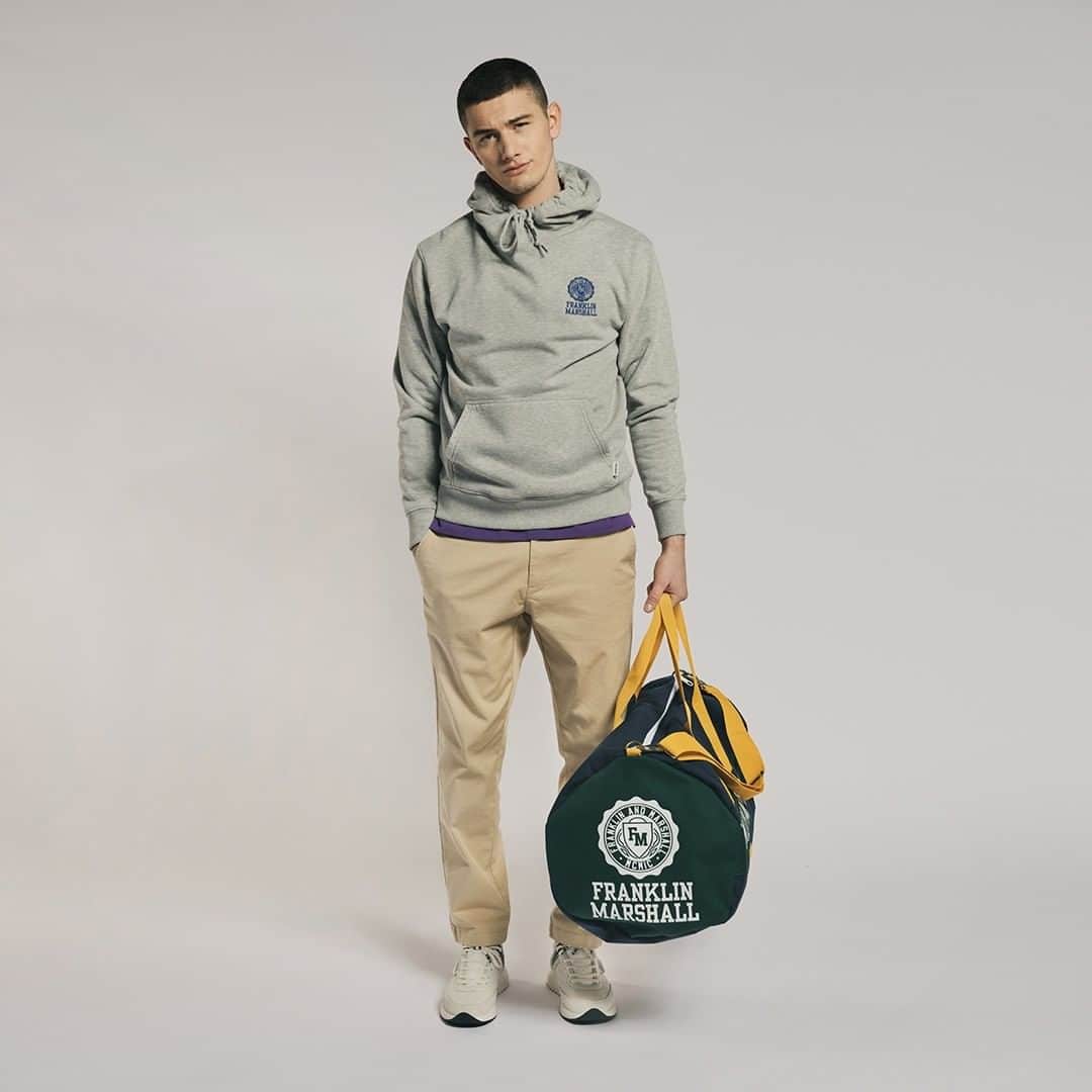 フランクリン&マーシャルのインスタグラム：「FRANKLIN & MARSHALL  FW2020 COLLECTION   Designed to get you effortless  #franklinandmarshall #newcollection #hoodie #polo」