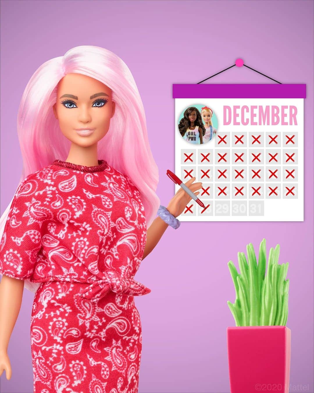バービーのインスタグラム：「The #NewYear is almost here! 🗓 Are you setting any big goals in 2021? #Barbie」