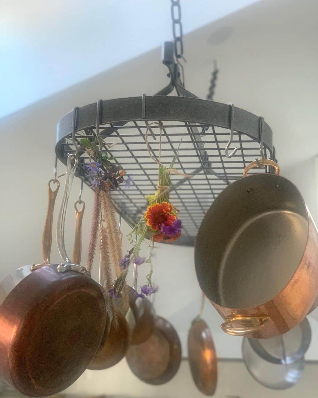 ベス・ベアーズのインスタグラム：「Bringing the outside inside! 🌼🌸🌸🌺kitchen but make it #art 🤣」