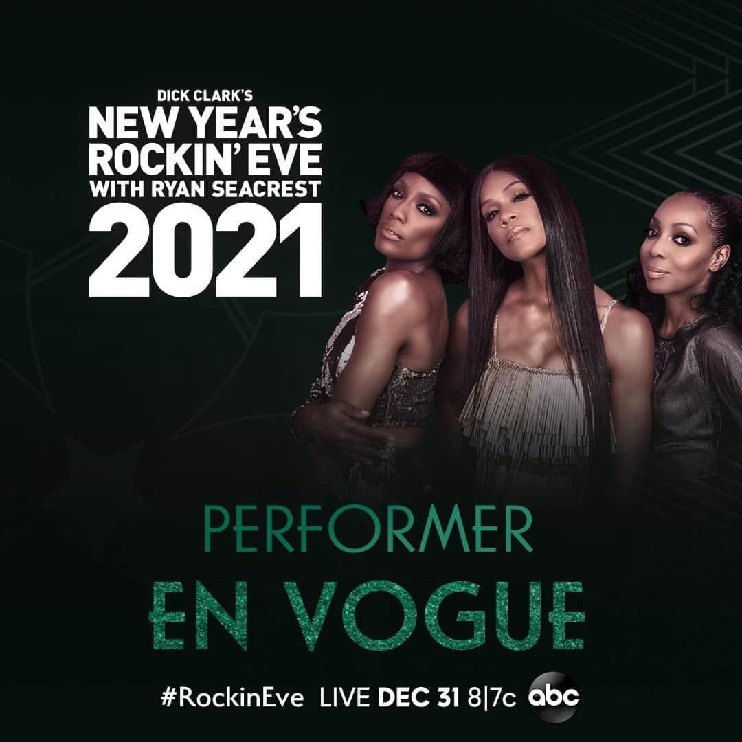 アメリカン・ブロードキャスティング・カンパニーのインスタグラム：「The excitement for @RockinEve keeps growing with today’s announcement that @EnVogueMusic will perform on #RockinEve! Don’t miss it Thursday at 8|7c on ABC!」